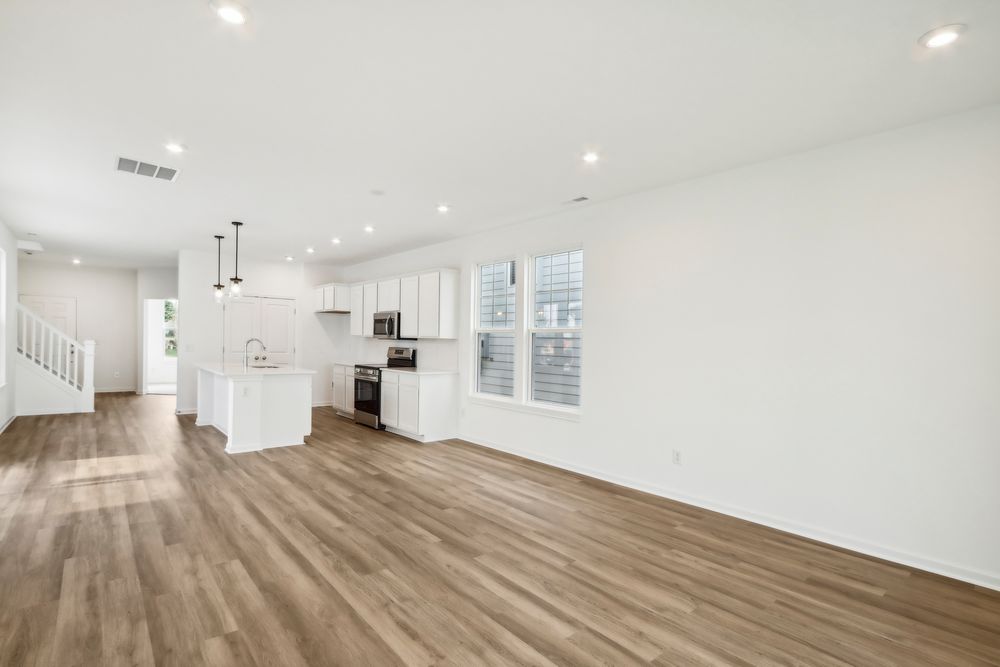 Great Room From Garage Entry
