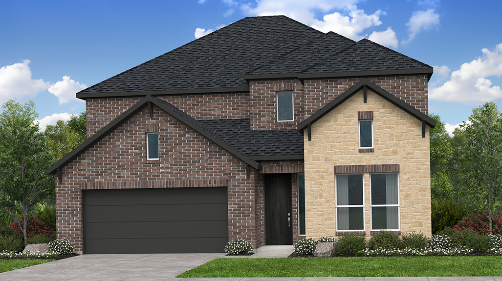 This home — photograph published by the builder