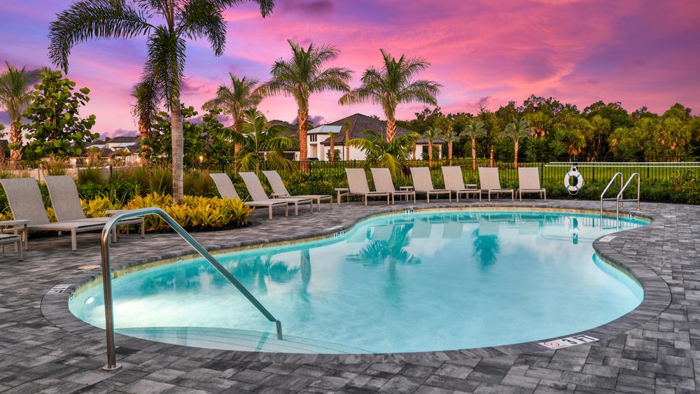 Cassia at Skye Ranch Sunrise Park sunset 2783-1200x675 - sunset pool