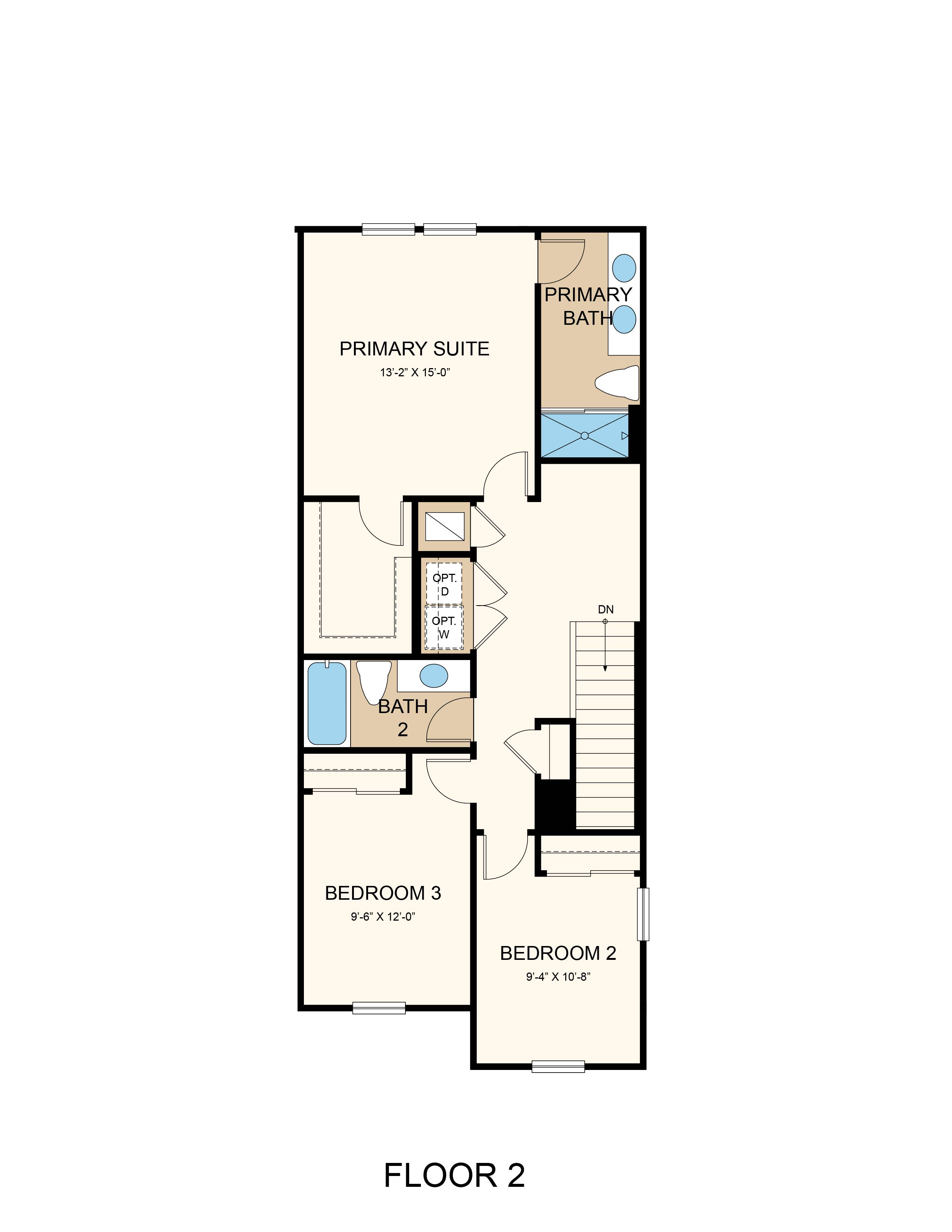 Marigold Exterior at Big Sky Townhomes in Kissimmee, FL Taylor Morrison