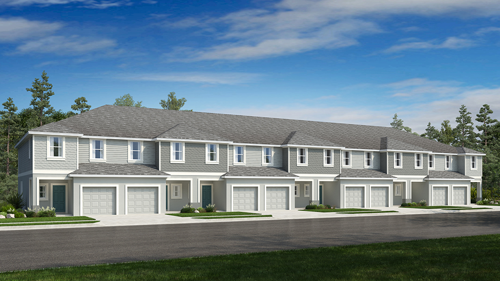 Marigold Exterior at Big Sky Townhomes in Kissimmee, FL Taylor Morrison