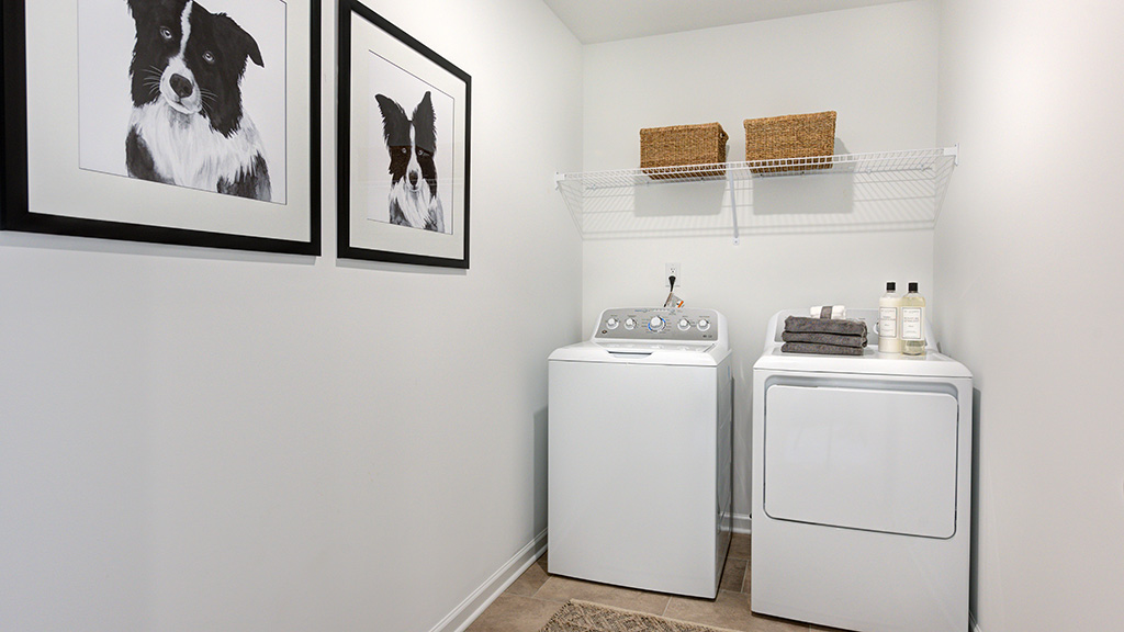 Second floor laundry