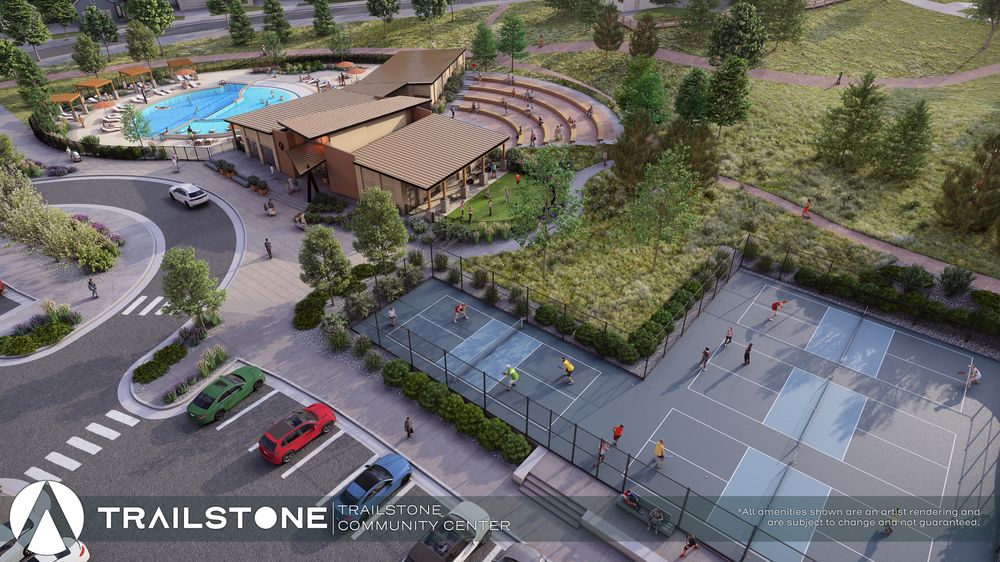 TrailstoneCC02 Pickleball  Pool  Ampitheatre View