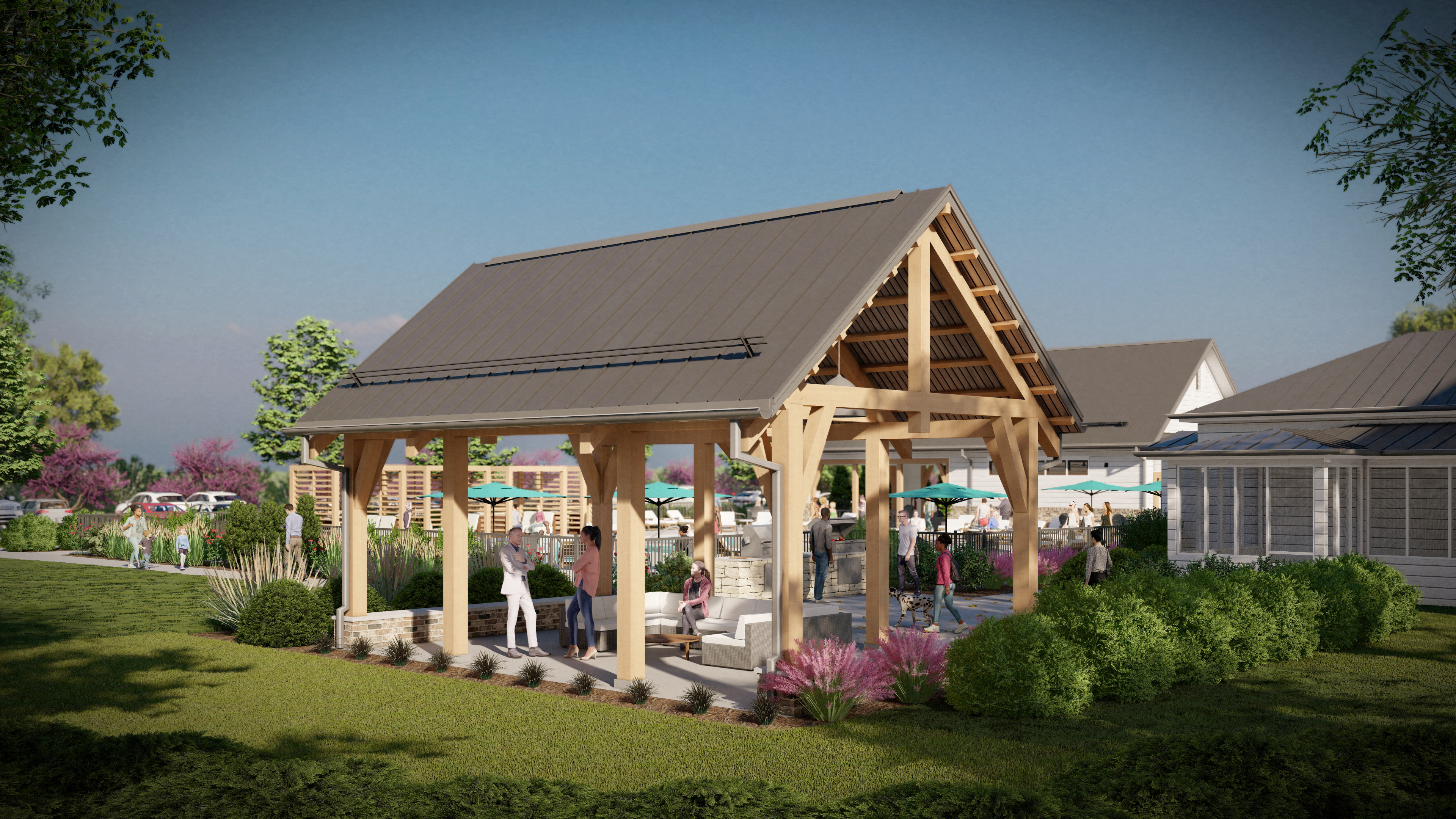 Young Farm picnic pavillion