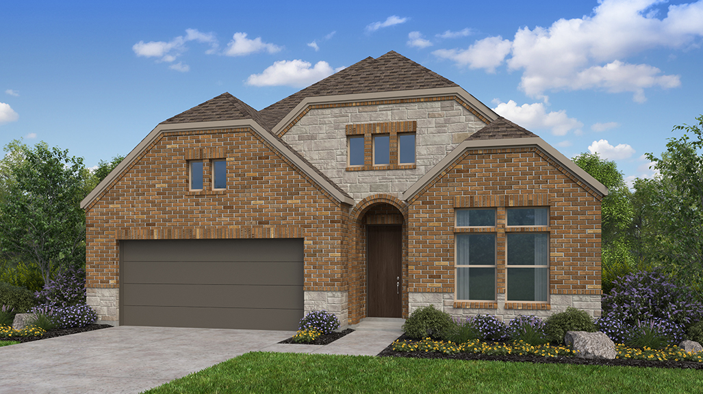 This home — photograph published by the builder