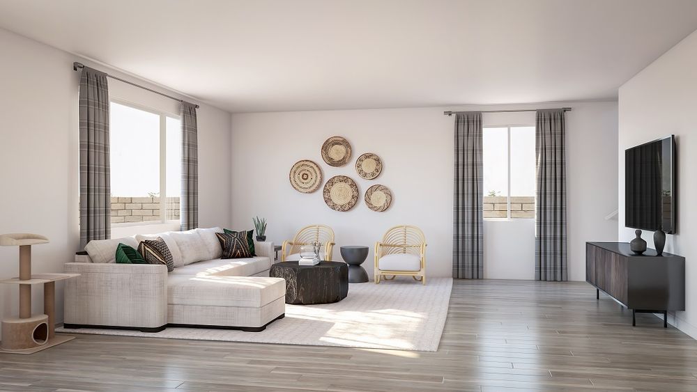 Plan 7 Great Room Rendering